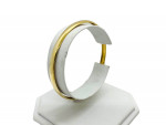 14Kt Italy Yellow Gold Bangle Bracelet - 2.5" - 4.8g