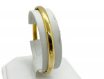 14Kt Italy Yellow Gold Bangle Bracelet - 2.5" - 4.8g