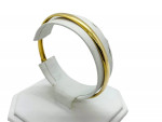 14Kt Italy Yellow Gold Bangle Bracelet - 2.5" - 4.8g