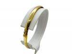 14Kt Italy Yellow Gold Bangle Bracelet - 2.5" - 4.8g