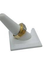10K Yellow Gold Gentleman's Diamond Ring- 1.15 CTW 6.3 Gr/ Size 10