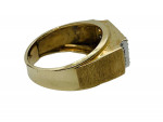 10K Yellow Gold Gentleman's Diamond Ring- 1.15 CTW 6.3 Gr/ Size 10