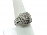 *READ* 14K W/G Diamond Engagement Ring - 1.71TCW - Size 10 - 11.8g