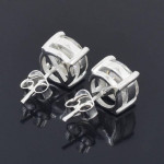 5 ctw moissanite earrings