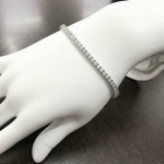 5 carat moissanite tennis bracelet