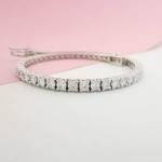 5 carat moissanite tennis bracelet