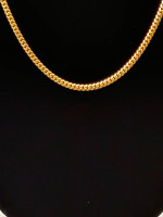 14k Solid Yellow Gold Cuban Link Chain