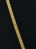 10k Solid Yellow Gold Cuban Link Chain