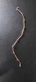 14k gold Bracelet /Pulcera de oro de 14kilates