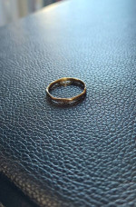 14k gold ring / Anillo de oro de 14kilates