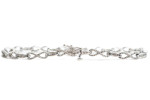 10K White Gold Diamond Tennis Bracelet (Length 8) (Local pick-up only)