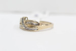 10K Yellow Gold Diamond Bypass Ring (Size 7) Clearance Sale!!!