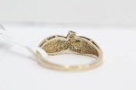 10K Yellow Gold Diamond Bypass Ring (Size 7) Clearance Sale!!!