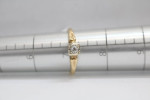 14K Two Tone Diamond Solitaire Engagement Ring (Size 7) .10 CTW