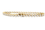 18K Yellow Gold Diamond Tennis Bracelet (10.30 CTTW)