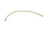 18K Yellow Gold Diamond Tennis Bracelet (10.30 CTTW)