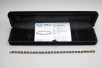 18K Yellow Gold Oval Cut Natural Sapphire and Diamond Tennis Bracelet