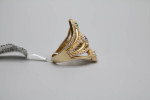 14K Yellow Gold Ring with Multi-Color Stones (Size 6 1/2)