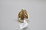14K Yellow Gold Ring with Multi-Color Stones (Size 6 1/2)