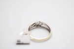 14K White Gold Diamond Band Ring (Size 12)