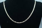 14K Three-Tone Mariner Chain (26 Inches)