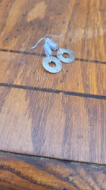 silver round earrings