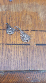 Beautiful silver earrings
