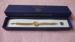 SWAROVSKI CRYSTAL GOLD MEDALLION BRACELET