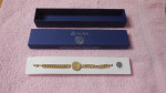 SWAROVSKI CRYSTAL GOLD MEDALLION BRACELET