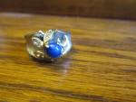Sterling Silver Blue Setting Ring Size 6