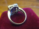 925 Amethyst Silver Ring size 6