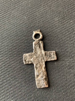 BRUTALIST CROSS PENDANT