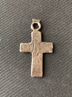 BRUTALIST CROSS PENDANT