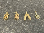 14K Gold Charms or pendants