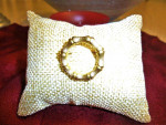 1" Golden Circle Brooch