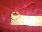 1" Golden Circle Brooch