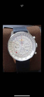 IMMACULATE !   Breitling Navitimer GMT Chronograph  1884 AB0441