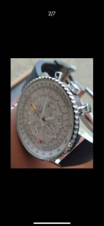 IMMACULATE !   Breitling Navitimer GMT Chronograph  1884 AB0441