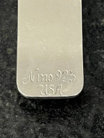 Nino 925 Sterling Silver Biker Skull Money Clip Jewelry