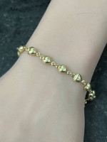Beautiful 14K Gold mini Hearts Bracelet
