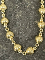 Beautiful 14K Gold mini Hearts Bracelet
