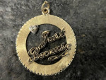 14K Gold and Diamond pendant "Just Because"
