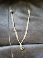 Tigers Eye Handmade Hemp Macrame Necklace