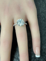 Stunning 4.4 Carat Certified Diamond Engagement Ring w/ Appraisal