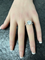 Stunning 4.4 Carat Certified Diamond Engagement Ring w/ Appraisal