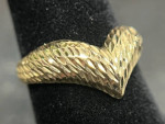 14K Gold Designer Fashion Ring