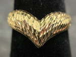 14K Gold Designer Fashion Ring