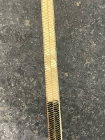 Large 6mm Wide 14K Gold Herringbone Necklace - WOW!