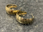 14K Gold fashion Earrings Hoop style - Beautiful!