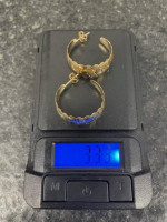 14K Gold fashion Earrings Hoop style - Beautiful!